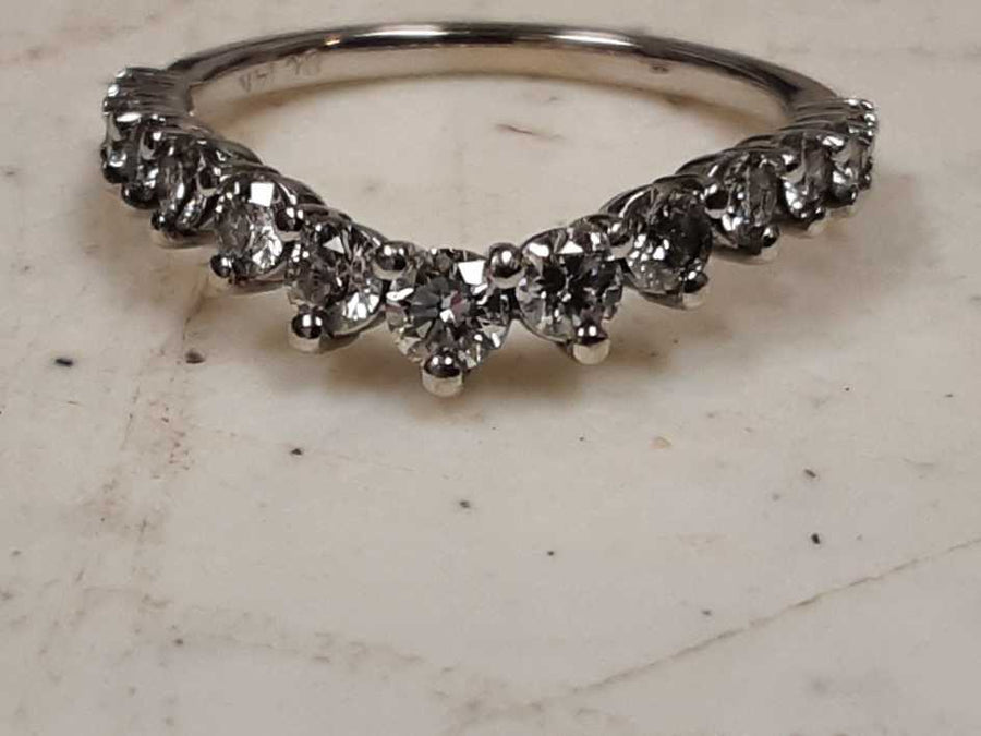 Women's Ring - Anniversary - White Gold 14k (.585) 2.1 grams Size 7
