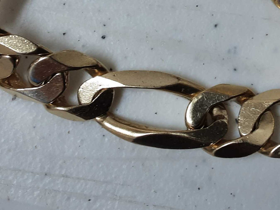 ID Bracelet - Yellow Gold 14k (.585) 37 grams 8 inch