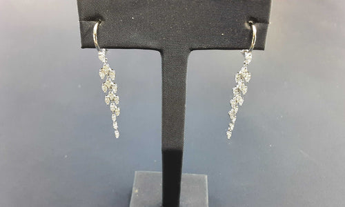Earrings - White Gold 14k (.585) 3 grams