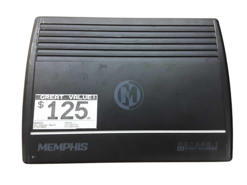 Memphis Srx250.1 Black Car Audio Amplifier