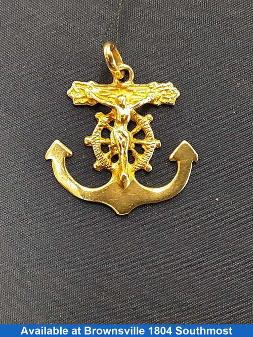 Religious Pendant - Yellow Gold 10k (.417) 2.2 grams