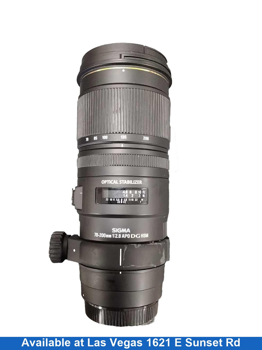 Sigma 70-200 Black Photographic Lens