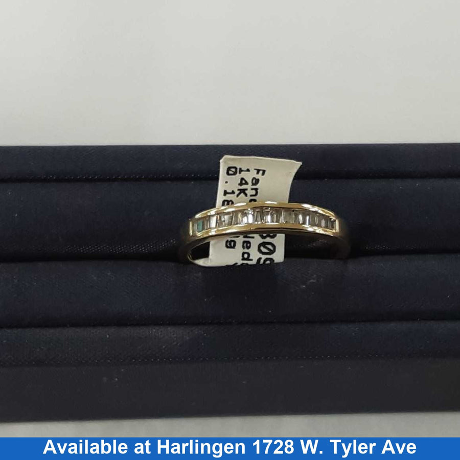Ring - Wedding Band - Yellow Gold 14k (.585) 1.9 grams Size 7