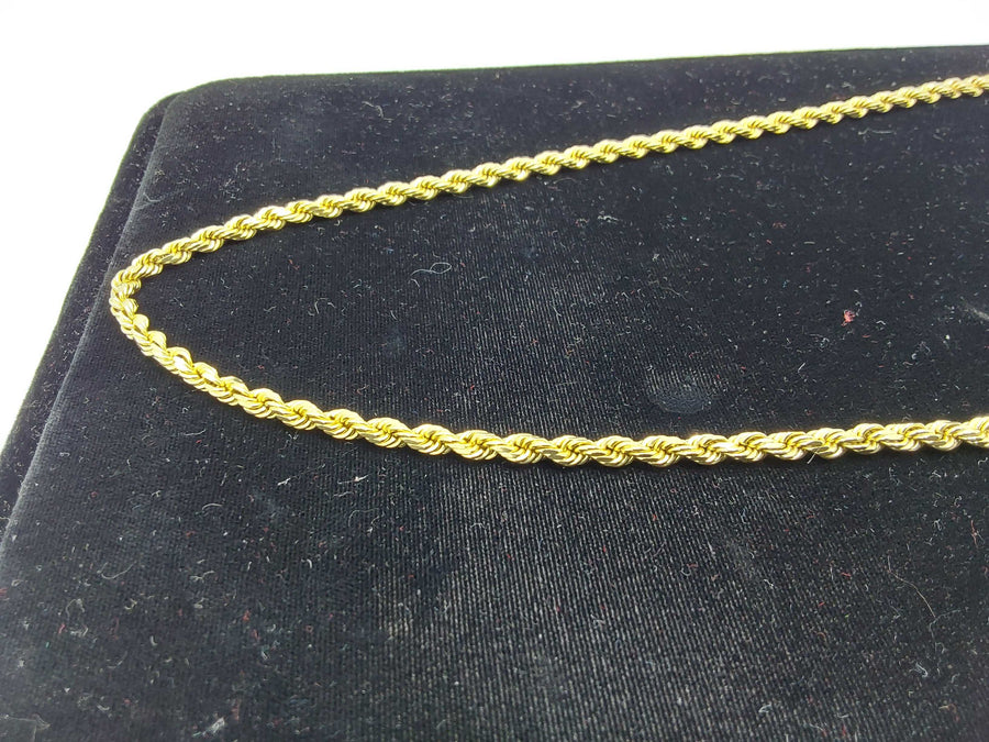 Rope Chain - Yellow Gold 14k (.585) 48.2 grams 26 inch