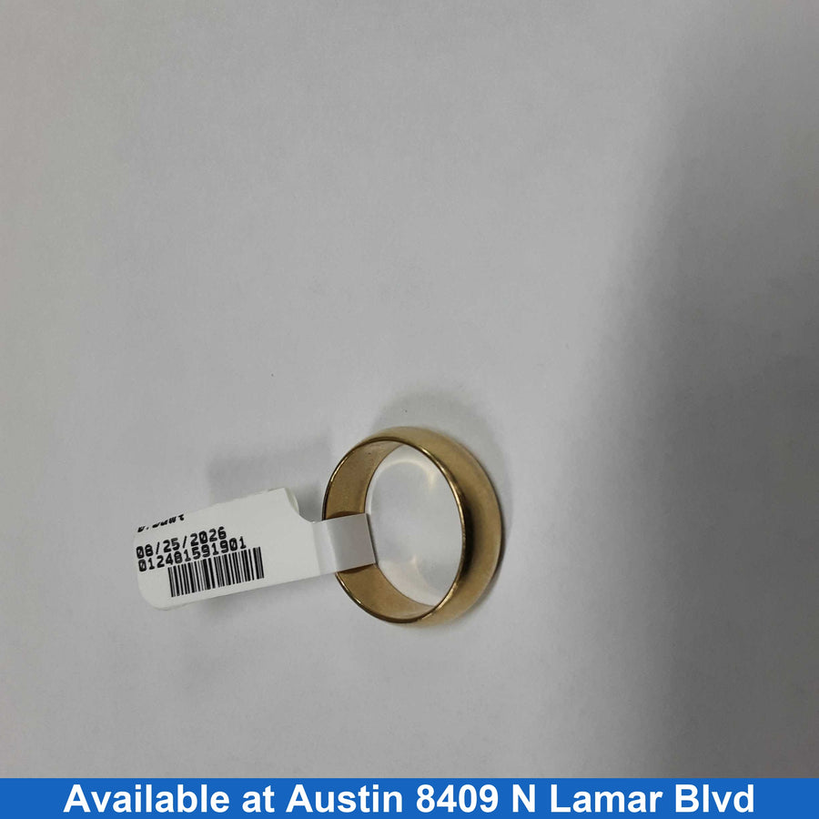 Ring - Wedding Band - Yellow Gold 14k (.585) 4.8 grams Size 5.5