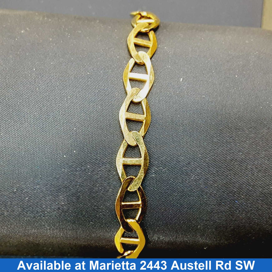 Link Bracelet - Yellow Gold 10k (.417) 9.1 grams 9 inch