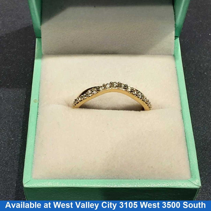 Women's Ring - Yellow Gold 14k (.585) 2.1 grams Size 20