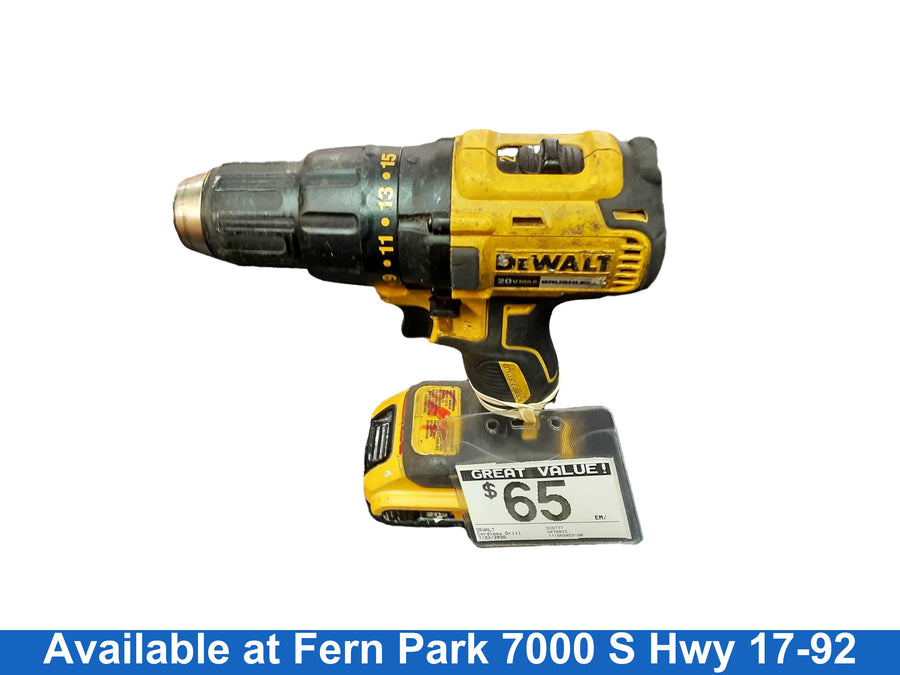 Dewalt Dcd777 Yellow Cordless Standard Drill