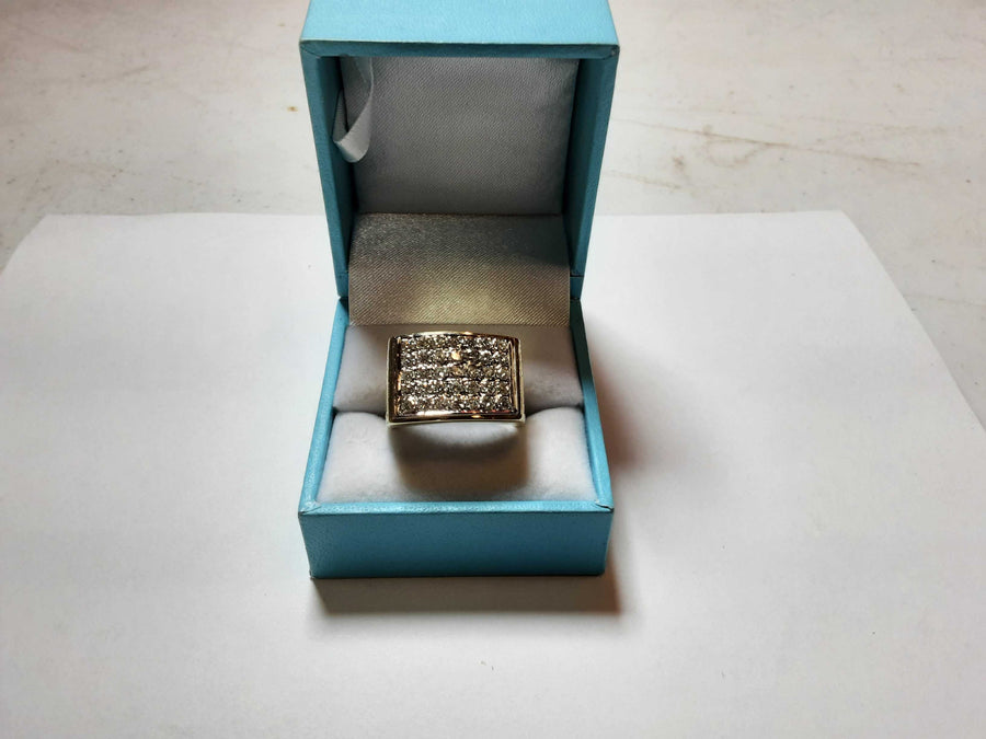 Men's Ring - Yellow Gold 14k (.585) 12.9 grams Size 9.5