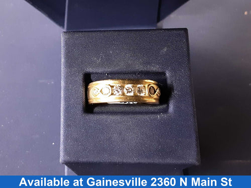 Ring - Wedding Band - Yellow Gold 14k (.585) 7.7 grams Size 8
