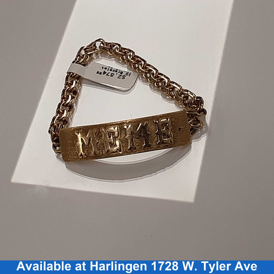 ID Bracelet - Yellow Gold 10k (.417) 27.4 grams 5 inch