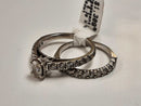 Ring - Engagement Set - White Gold 14k (.585) 5.3 grams Size 8