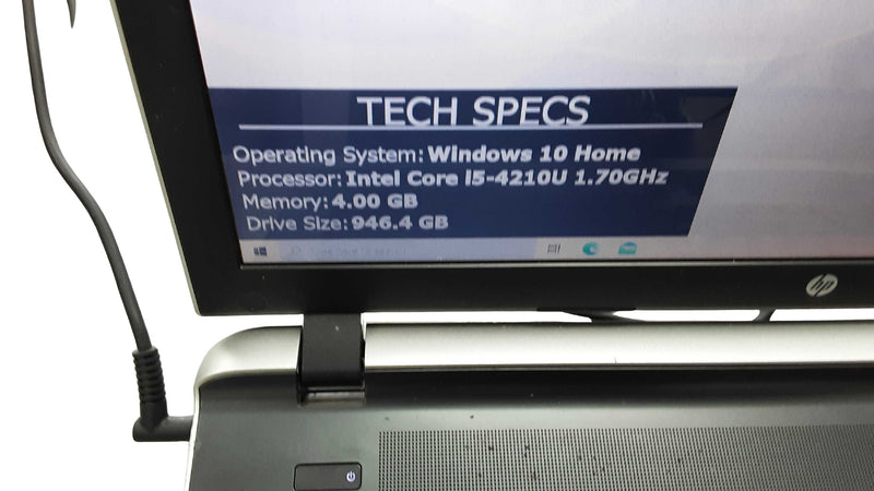 Hp Pavillion Notebook Intel Core I3 - 7th Generation 4 Gb 1 Tb Silver Laptop