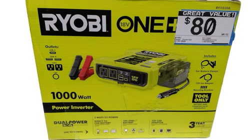 Ryobi Ryi1030a Yellow Power Inverter