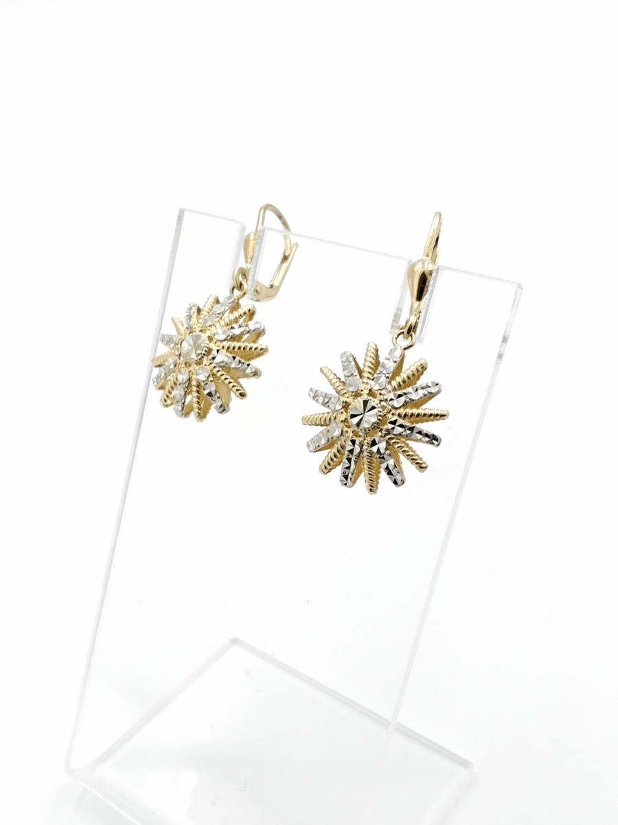 Jacket Earrings - Yellow Gold 14k (.585) 4.5 grams