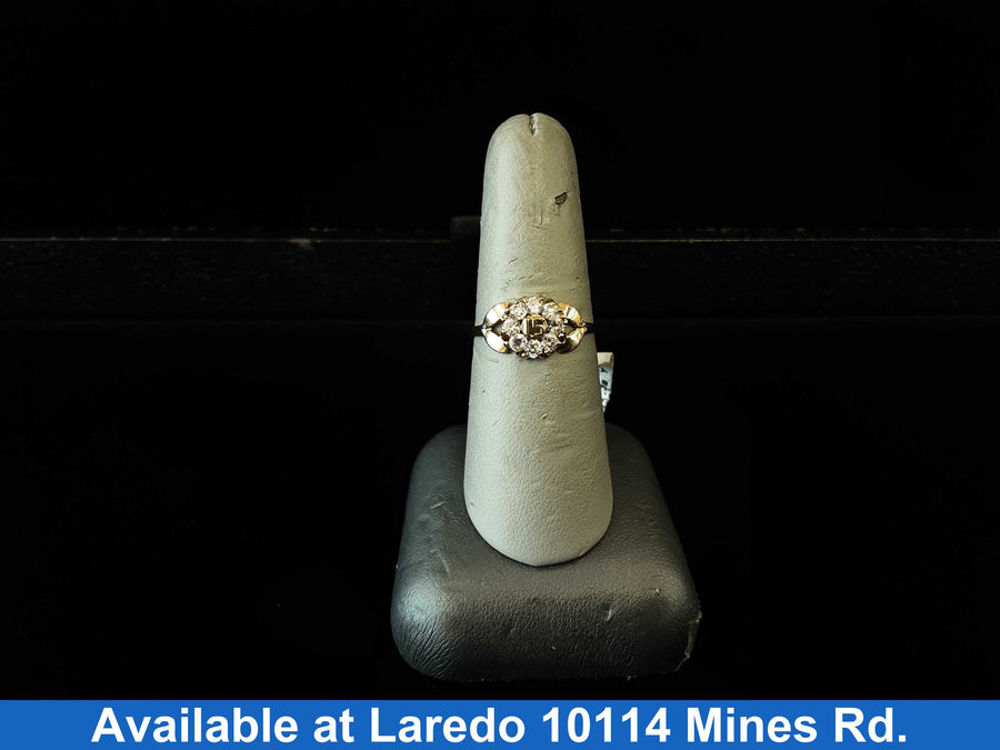 Women's Ring - Yellow Gold 10k (.417) 1.3 grams Size 9