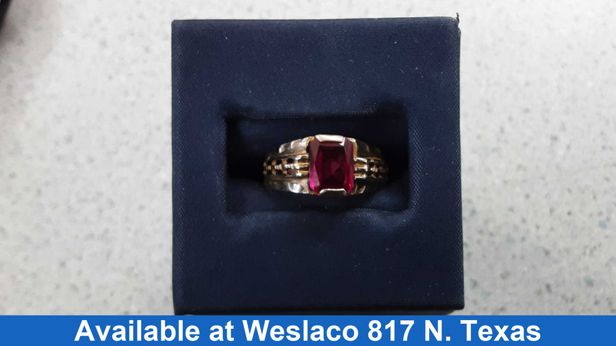 Women's Ring - Yellow Gold 10k (.417) 2 grams Size 7