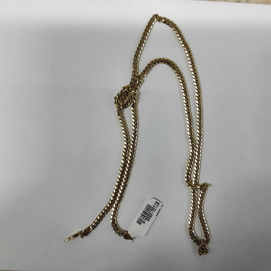 Cuban Link Chain - Yellow Gold 14k (.585) 21 grams 22 inch