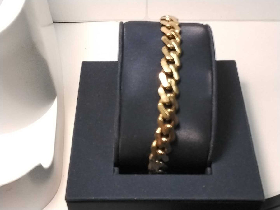 Cuban Link Bracelet - Yellow Gold 10k (.417) 10.1 grams 8 inch