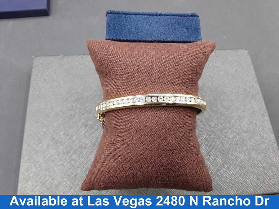 Bangle Bracelet - Yellow Gold 14k (.585) 21.6 grams 8 inch