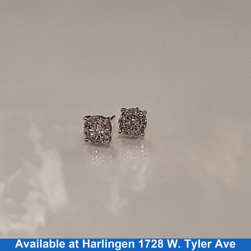 Earrings - White Gold 10k (.417) 1.2 grams