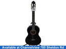 Lucero Lc100bk Black Acoustic / Electric Classic Guitar