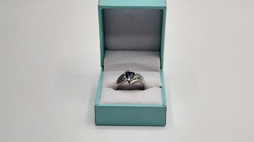 Women's Ring - Solitaire - White Gold 14k (.585) 4.3 grams Size 8