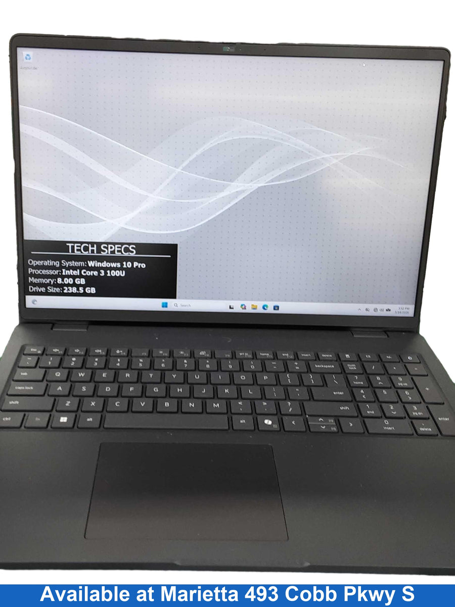Dell Pc16250 Intel Core I3 - 12th Generation 8 Gb 256 Gb Black Laptop