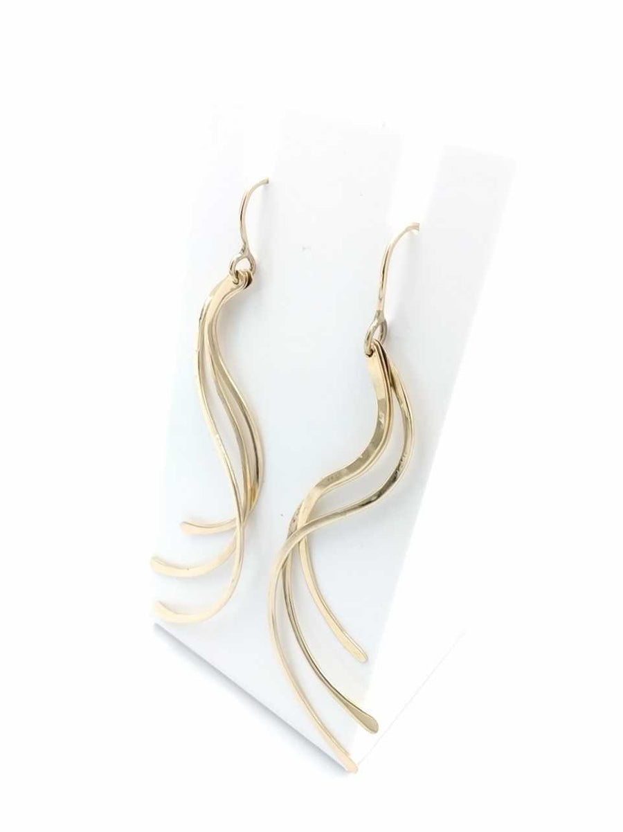 Earrings - Yellow Gold 14k (.585) 5.4 grams