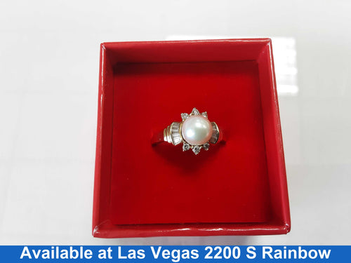 Women's Ring - Yellow Gold 14k (.585) 4.3 grams Size 20