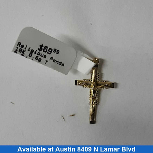 Religious Pendant - Yellow Gold 10k (.417) 0.6 grams