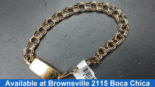 Bracelet - Yellow Gold 10k (.417) 7.8 grams 6 inch