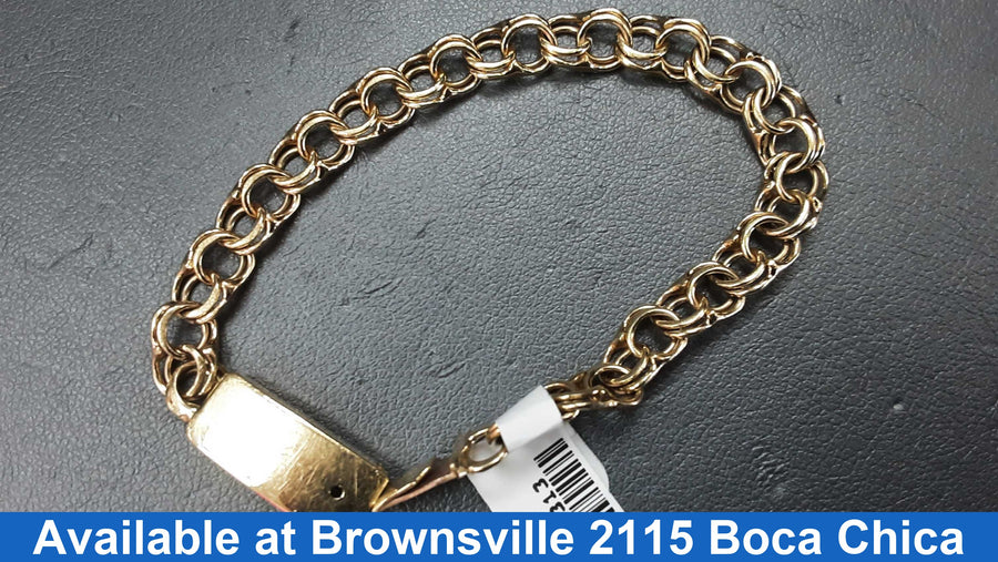 Bracelet - Yellow Gold 10k (.417) 7.8 grams 6 inch