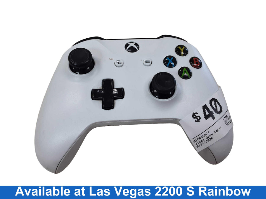 Microsoft 1708 White Gaming Controller