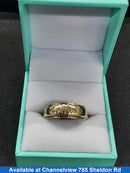 Women's Ring - Yellow Gold 10k (.417) 2.6 grams Size 10