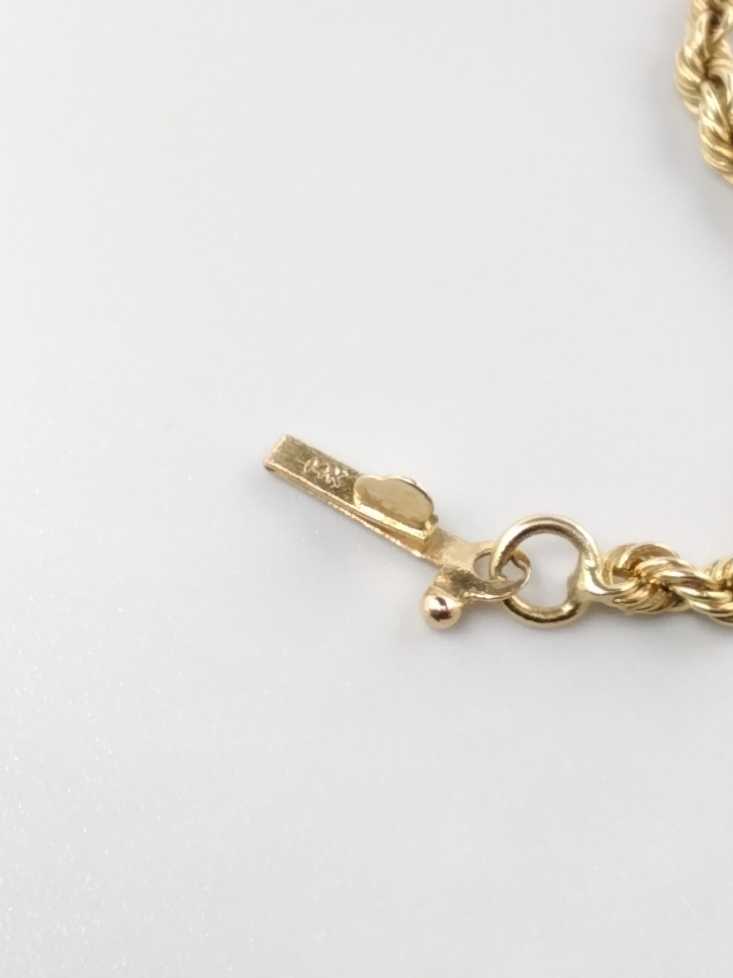 Rope Chain - Yellow Gold 14k (.585) 11.9 grams 24 inch