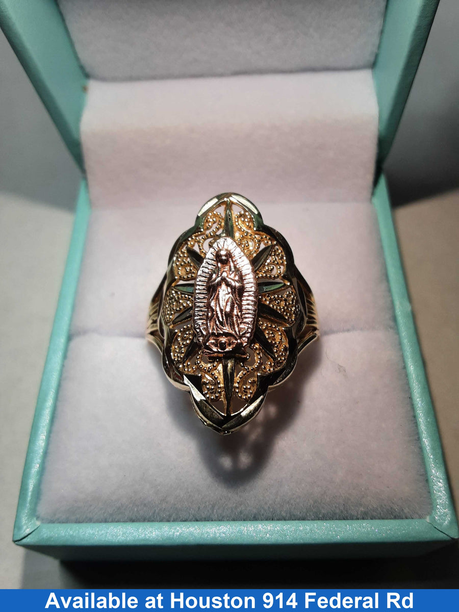 Women's Ring - Yellow Gold 14k (.585) 4 grams Size 9.5
