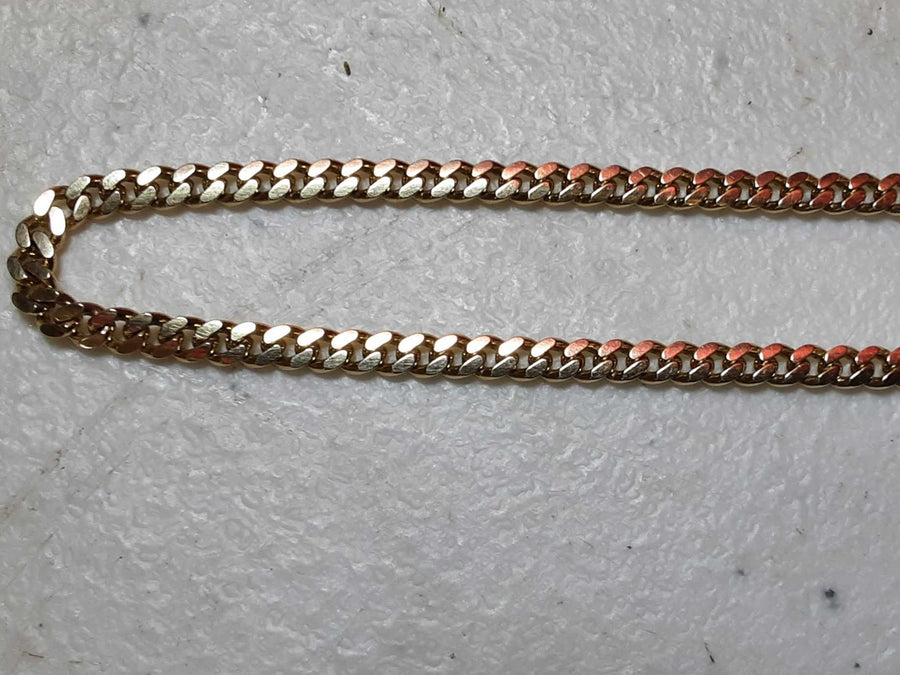 Cuban Link Chain - Yellow Gold 10k (.417) 13.9 grams 22 inch
