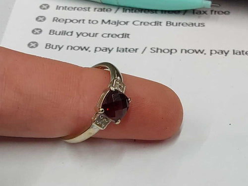 Women's Ring - White Gold 10k (.417) 2 grams Size 20