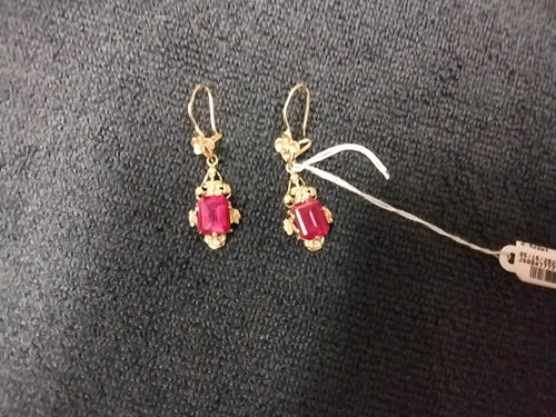 Earrings - Yellow Gold 14k (.585) 6.8 grams