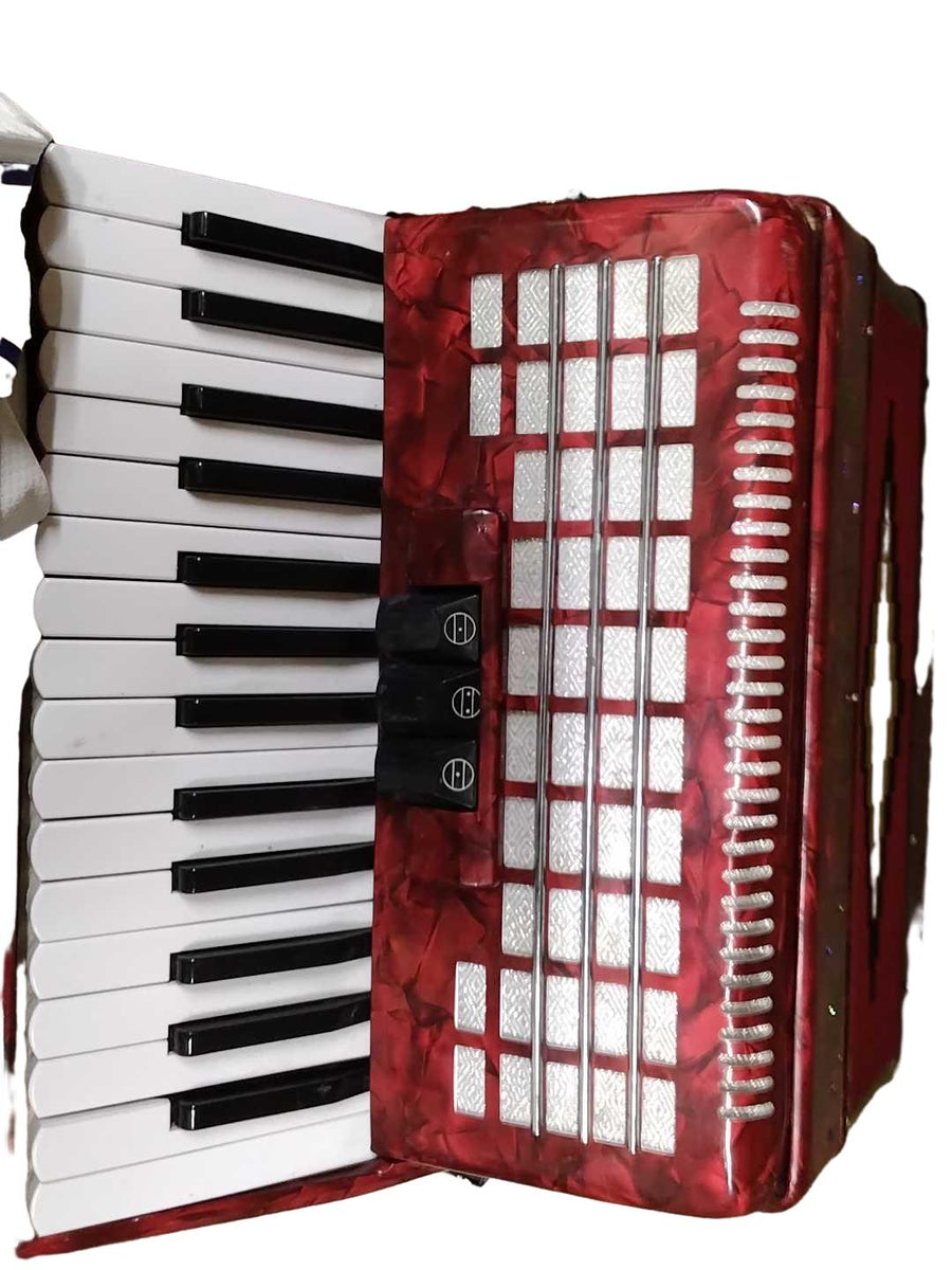 Fever Red Combination Accordion