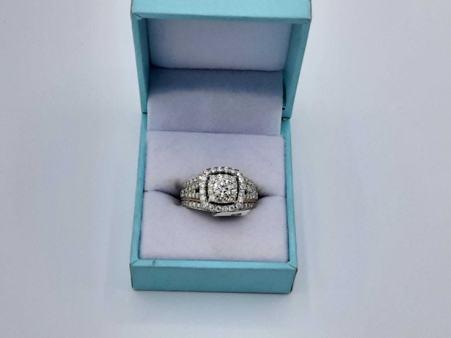 Women's Ring - White Gold 14k (.585) 7 grams Size 6.5
