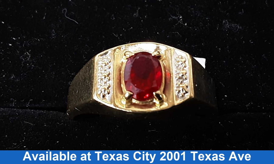Women's Ring - Yellow Gold 10k (.417) 3.4 grams Size 9