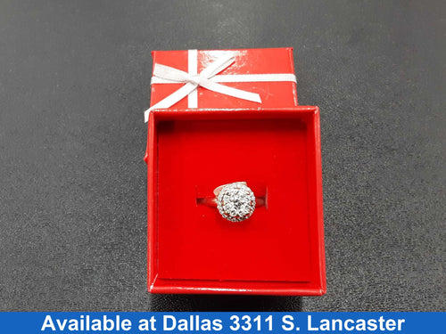 Ring - Engagement Set - White Gold 14k (.585) 4.4 grams Size 9