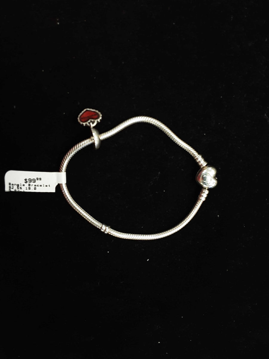 Bangle Bracelet - Silver 19 grams 8 inch