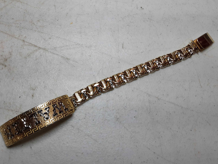 ID Bracelet - Yellow Gold 10k (.417) 68.3 grams 8 inch