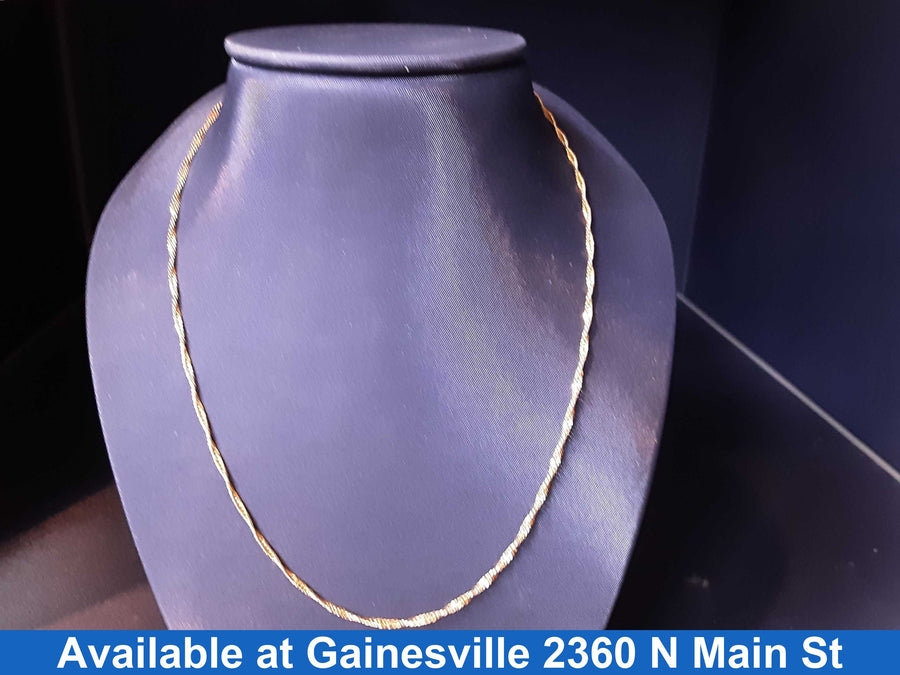 Rope Chain - Yellow Gold 14k (.585) 2.5 grams 20 inch