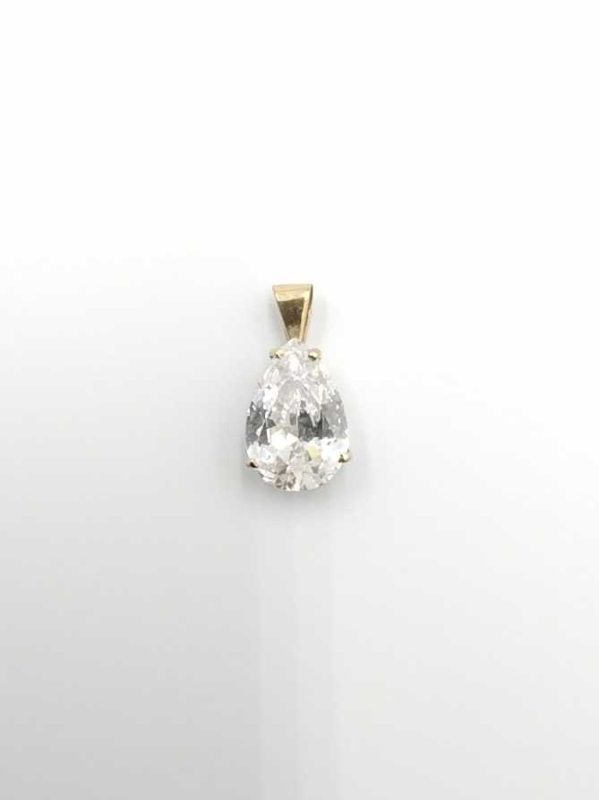 Diamond Pendant - Yellow Gold 10k (.417) 2.8 grams