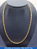 Rope Chain - Yellow Gold 10k (.417) 18.5 grams 26 inch