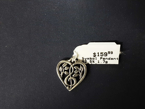 Symbol Pendant - Silver 1.7 grams
